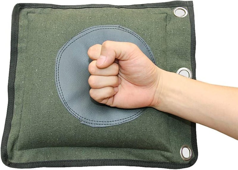 Wing Chun Kung Fu Wall Bag Canvas Leather Kick Boxing Striking Punch